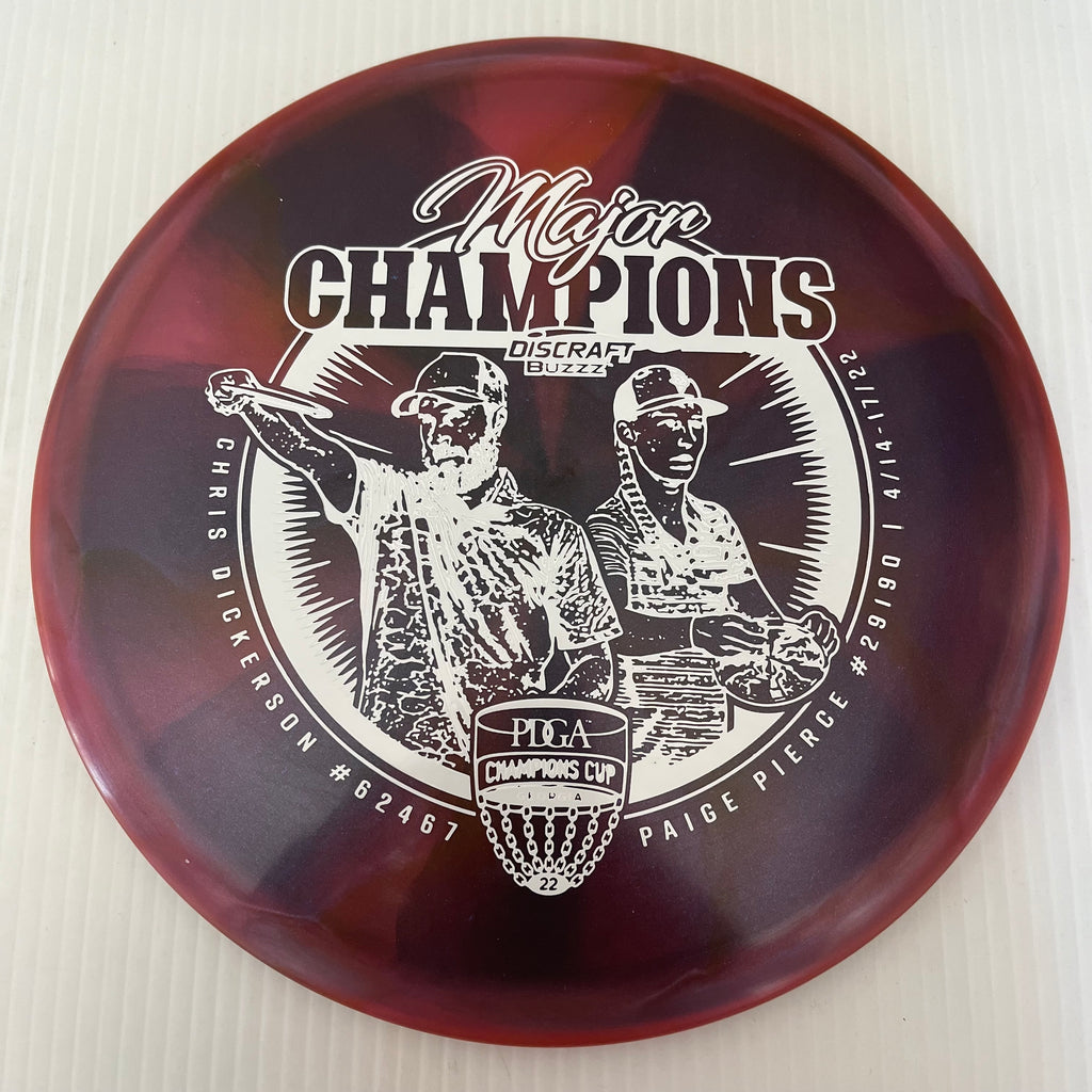 Discraft Limited Edition Paige Pierce & Chris Dickerson Champions Cup Z Swirl Buzzz 5/4/-1/1