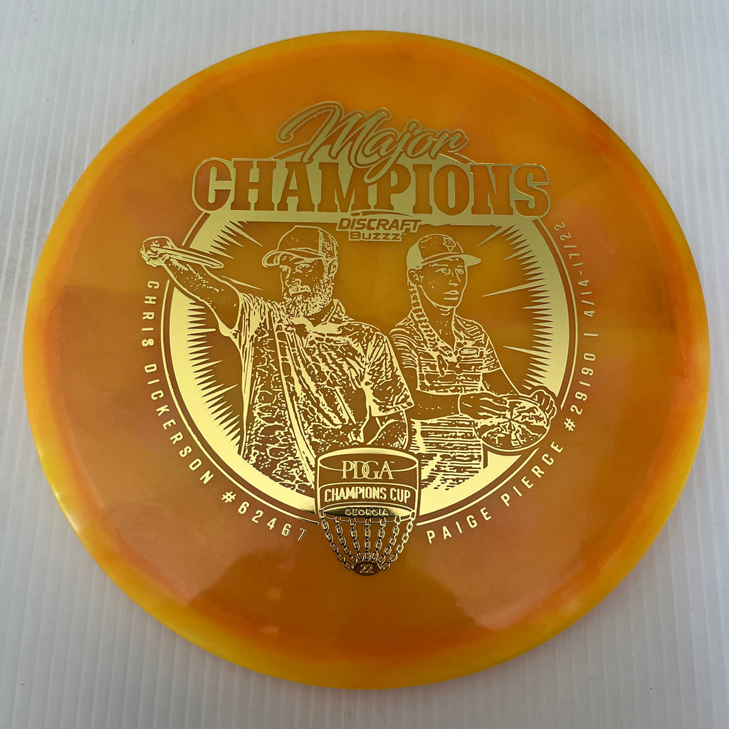 Discraft Limited Edition Paige Pierce & Chris Dickerson Champions Cup Z Swirl Buzzz 5/4/-1/1