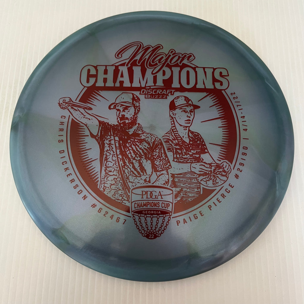Discraft Limited Edition Paige Pierce & Chris Dickerson Champions Cup Z Swirl Buzzz 5/4/-1/1