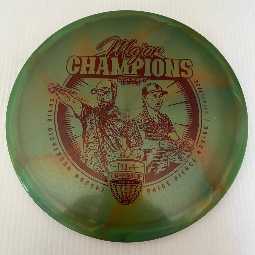 Discraft Limited Edition Paige Pierce & Chris Dickerson Champions Cup Z Swirl Buzzz 5/4/-1/1