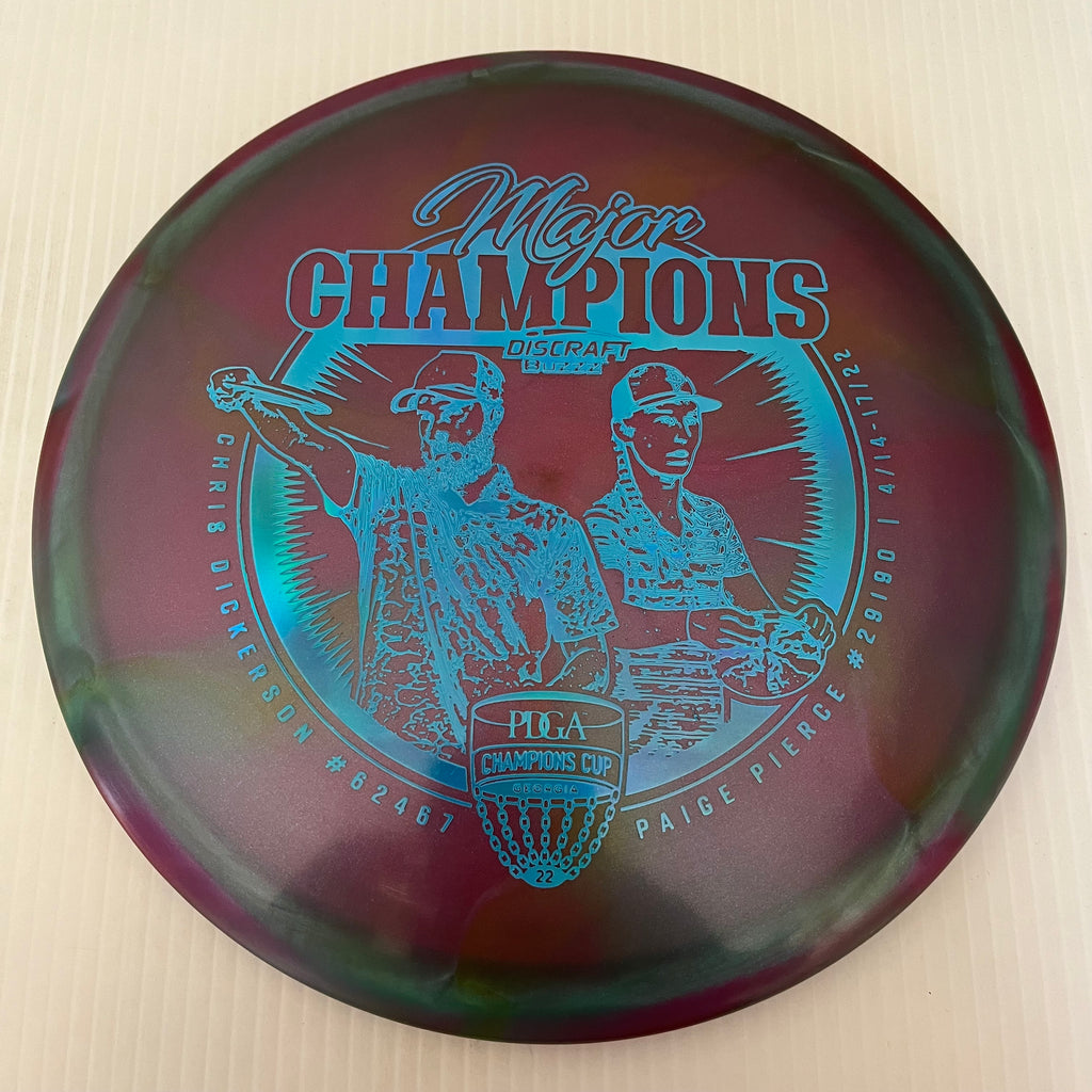 Discraft Limited Edition Paige Pierce & Chris Dickerson Champions Cup Z Swirl Buzzz 5/4/-1/1