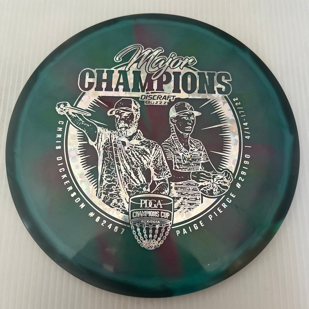 Discraft Limited Edition Paige Pierce & Chris Dickerson Champions Cup Z Swirl Buzzz 5/4/-1/1
