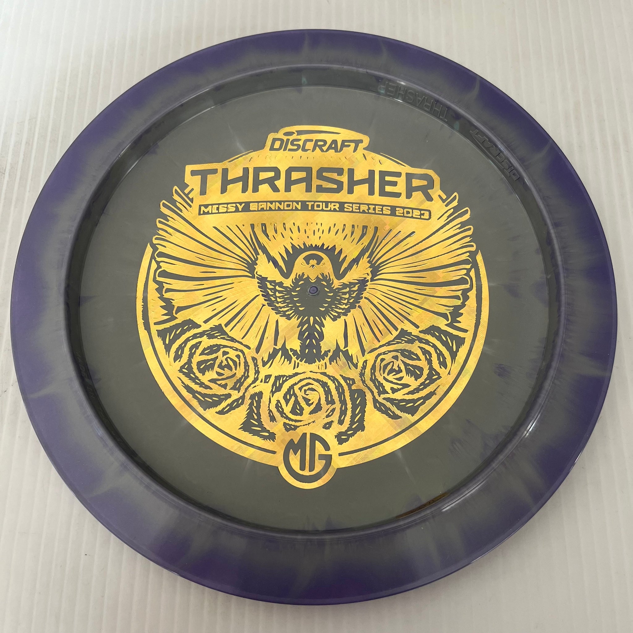 Discraft 2023 Missy Gannon Tour Series Swirly ESP Thrasher 12/5/-3/2