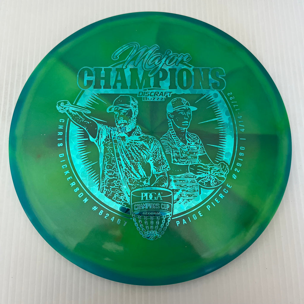Discraft Limited Edition Paige Pierce & Chris Dickerson Champions Cup Z Swirl Buzzz 5/4/-1/1