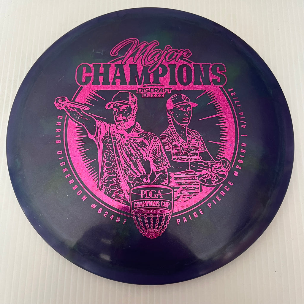 Discraft Limited Edition Paige Pierce & Chris Dickerson Champions Cup Z Swirl Buzzz 5/4/-1/1