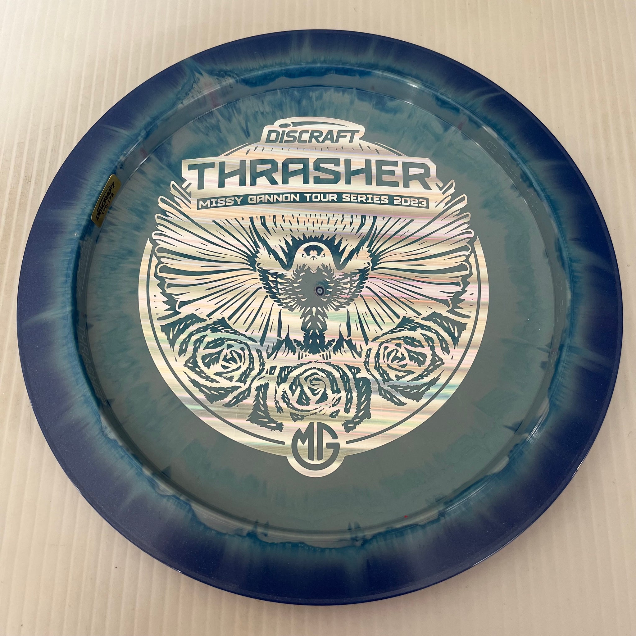 Discraft 2023 Missy Gannon Tour Series Swirly ESP Thrasher 12/5/-3/2
