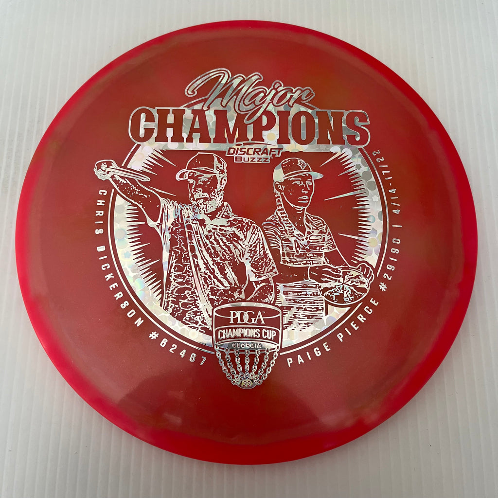 Discraft Limited Edition Paige Pierce & Chris Dickerson Champions Cup Z Swirl Buzzz 5/4/-1/1