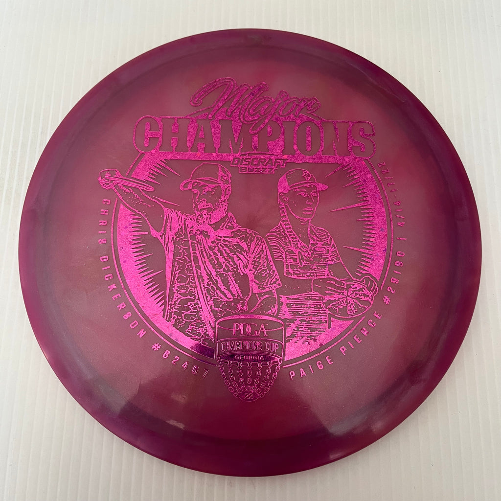 Discraft Limited Edition Paige Pierce & Chris Dickerson Champions Cup Z Swirl Buzzz 5/4/-1/1