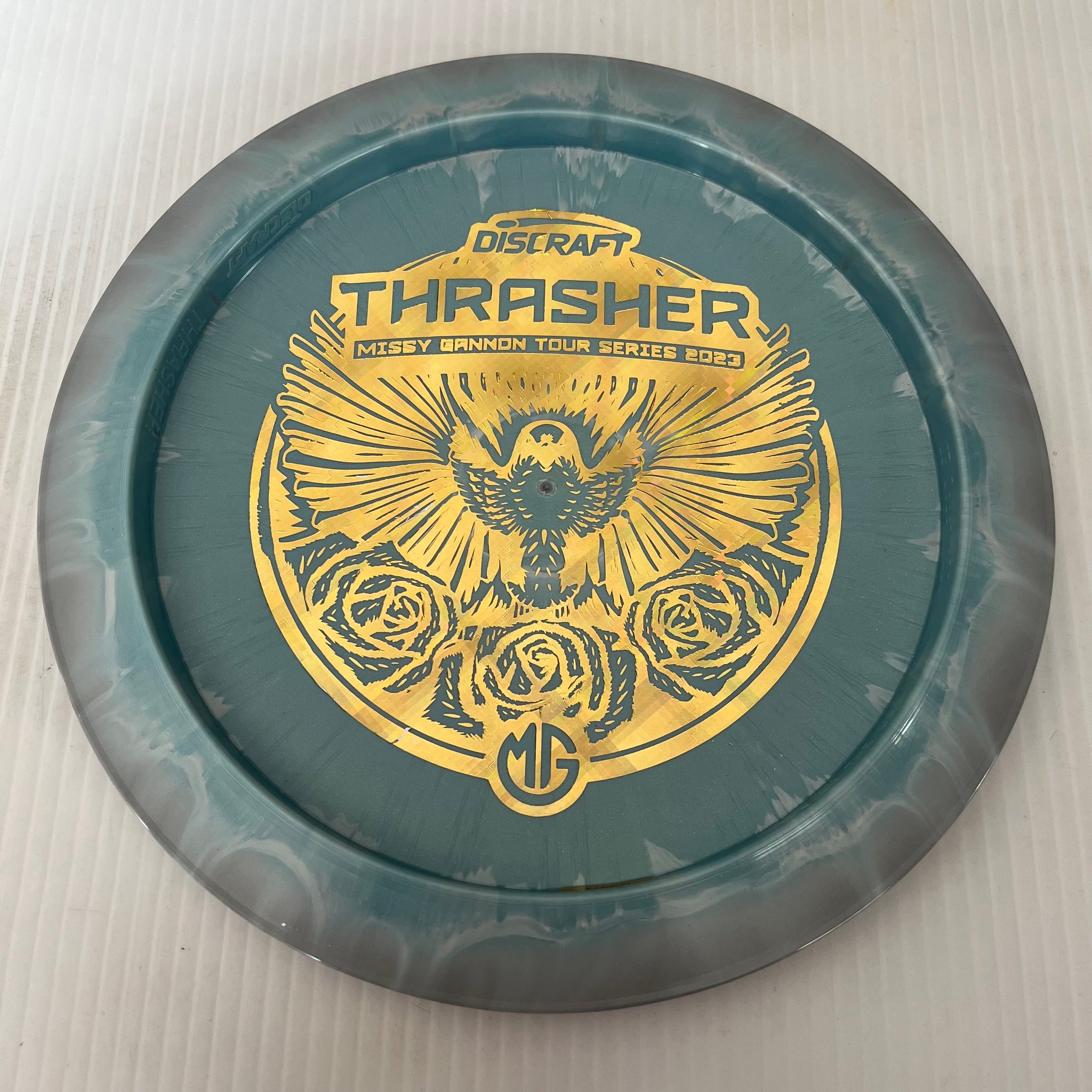 Discraft 2023 Missy Gannon Tour Series Swirly ESP Thrasher 12/5/-3/2