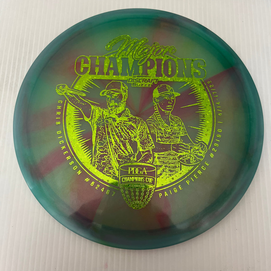 Discraft Limited Edition Paige Pierce & Chris Dickerson Champions Cup Z Swirl Buzzz 5/4/-1/1