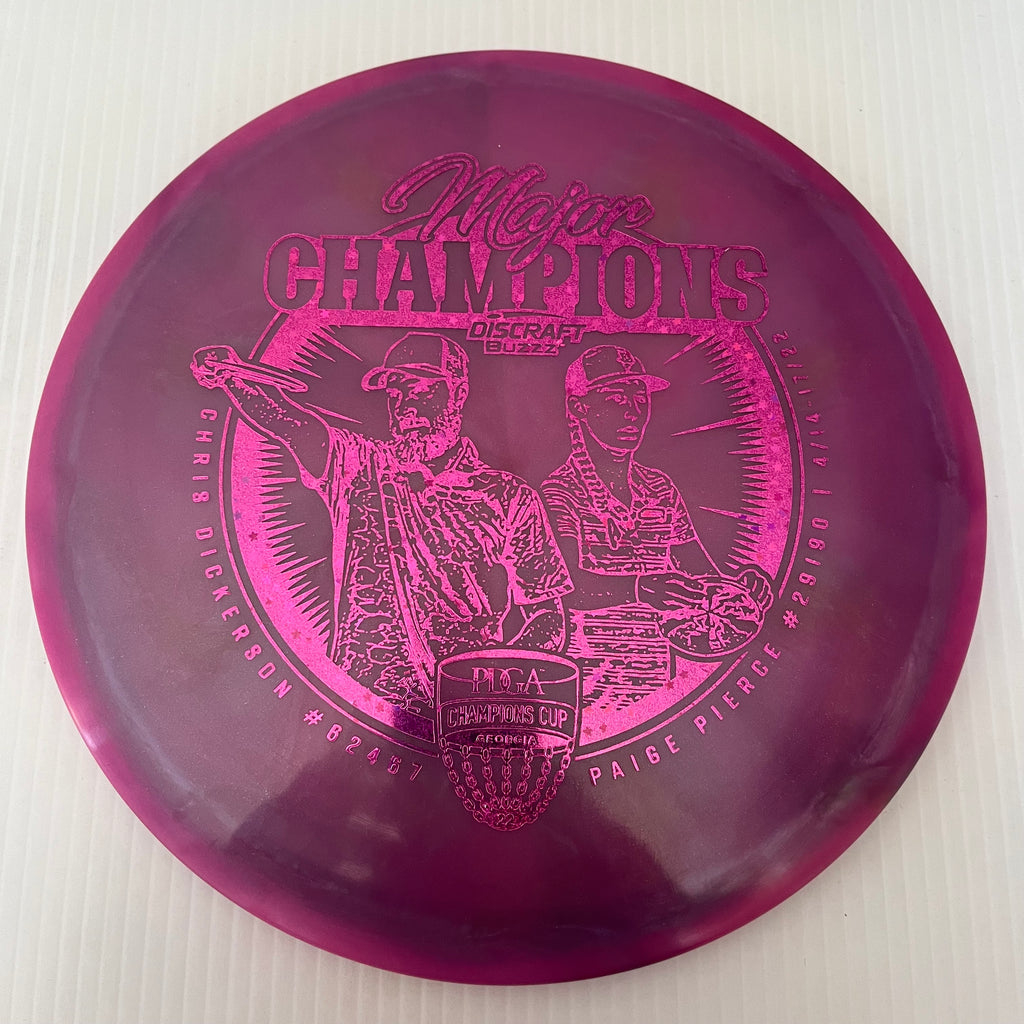 Discraft Limited Edition Paige Pierce & Chris Dickerson Champions Cup Z Swirl Buzzz 5/4/-1/1