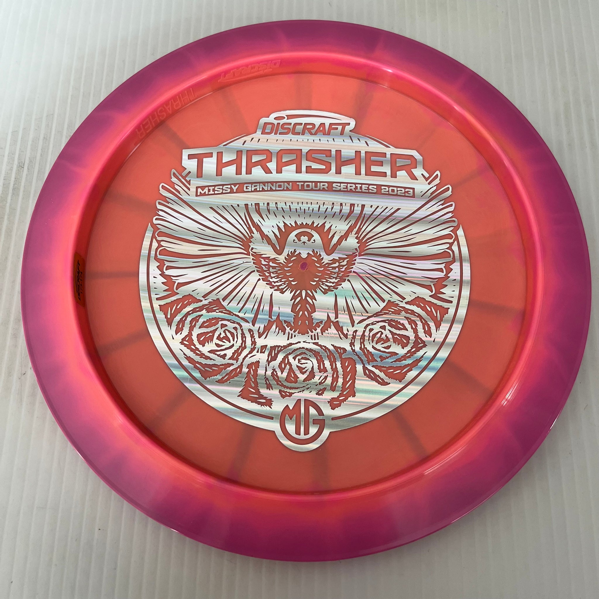 Discraft 2023 Missy Gannon Tour Series Swirly ESP Thrasher 12/5/-3/2