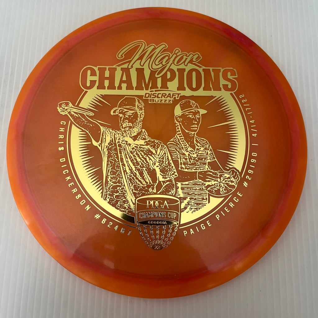 Discraft Limited Edition Paige Pierce & Chris Dickerson Champions Cup Z Swirl Buzzz 5/4/-1/1