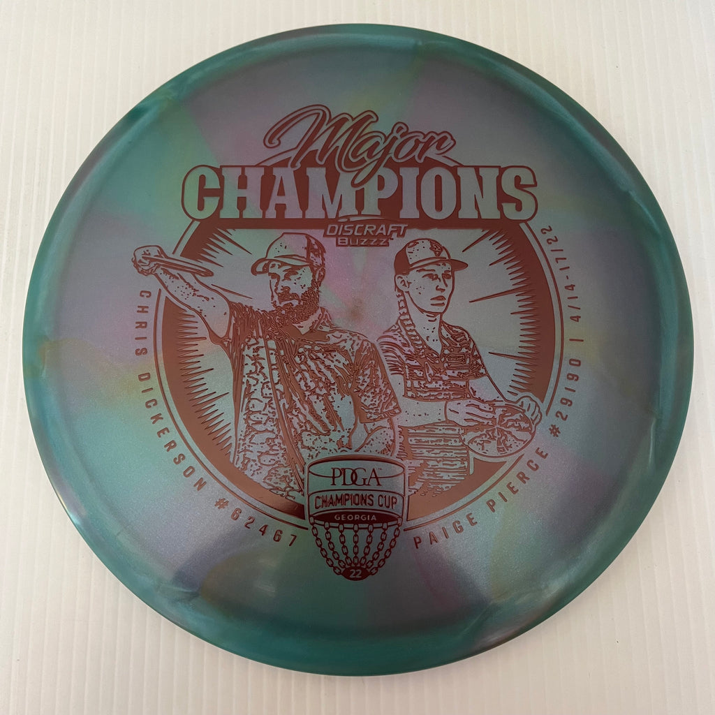 Discraft Limited Edition Paige Pierce & Chris Dickerson Champions Cup Z Swirl Buzzz 5/4/-1/1