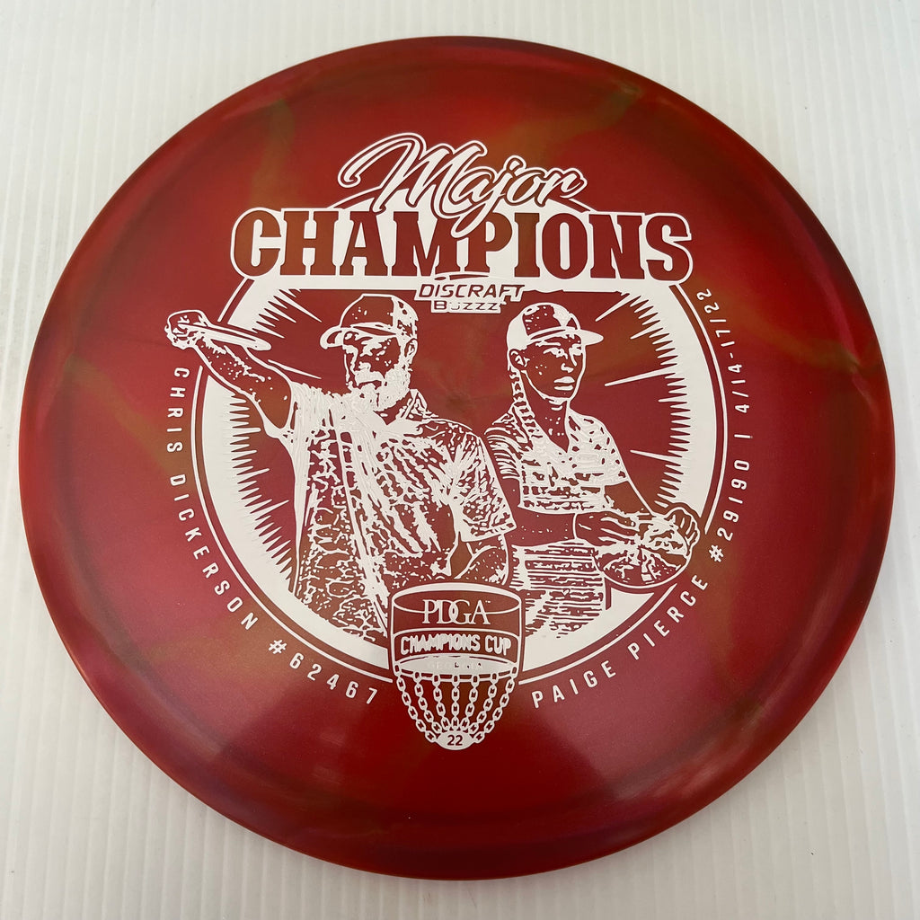 Discraft Limited Edition Paige Pierce & Chris Dickerson Champions Cup Z Swirl Buzzz 5/4/-1/1