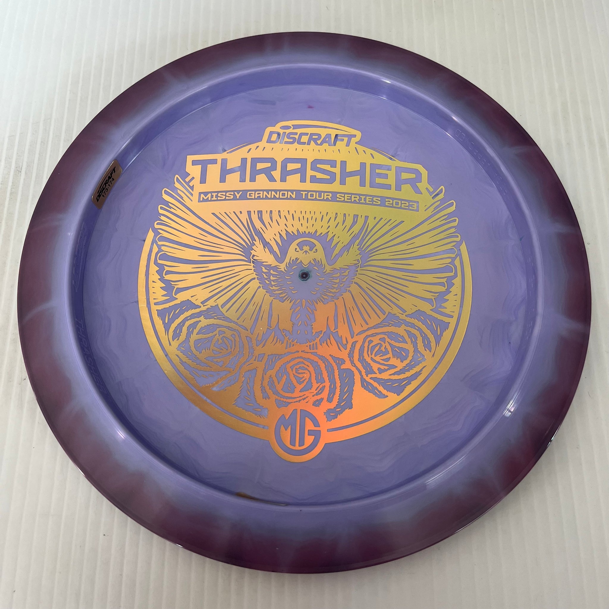 Discraft 2023 Missy Gannon Tour Series Swirly ESP Thrasher 12/5/-3/2