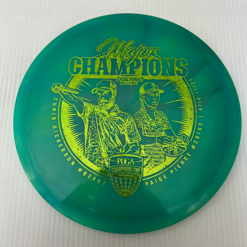 Discraft Limited Edition Paige Pierce & Chris Dickerson Champions Cup Z Swirl Buzzz 5/4/-1/1