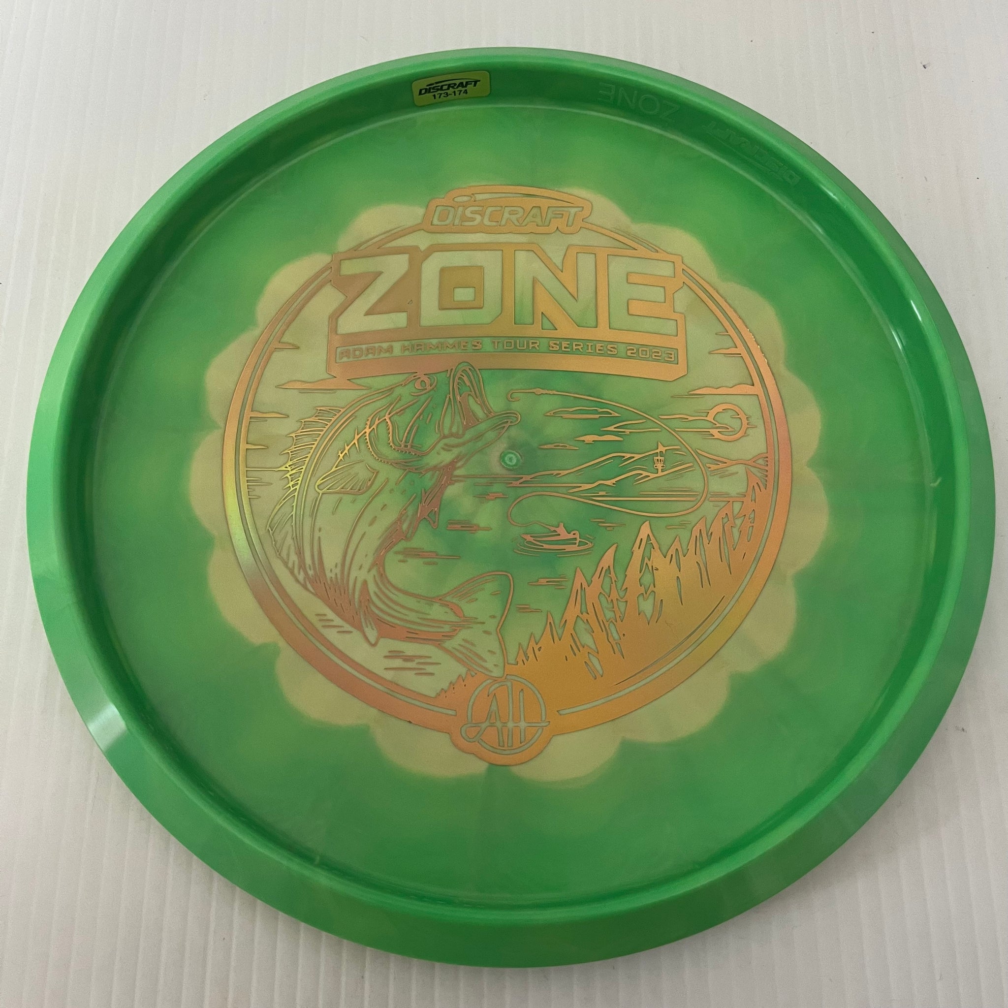 Discraft 2023 Adam Hammes Tour Series Swirly ESP Zone 4/3/0/3