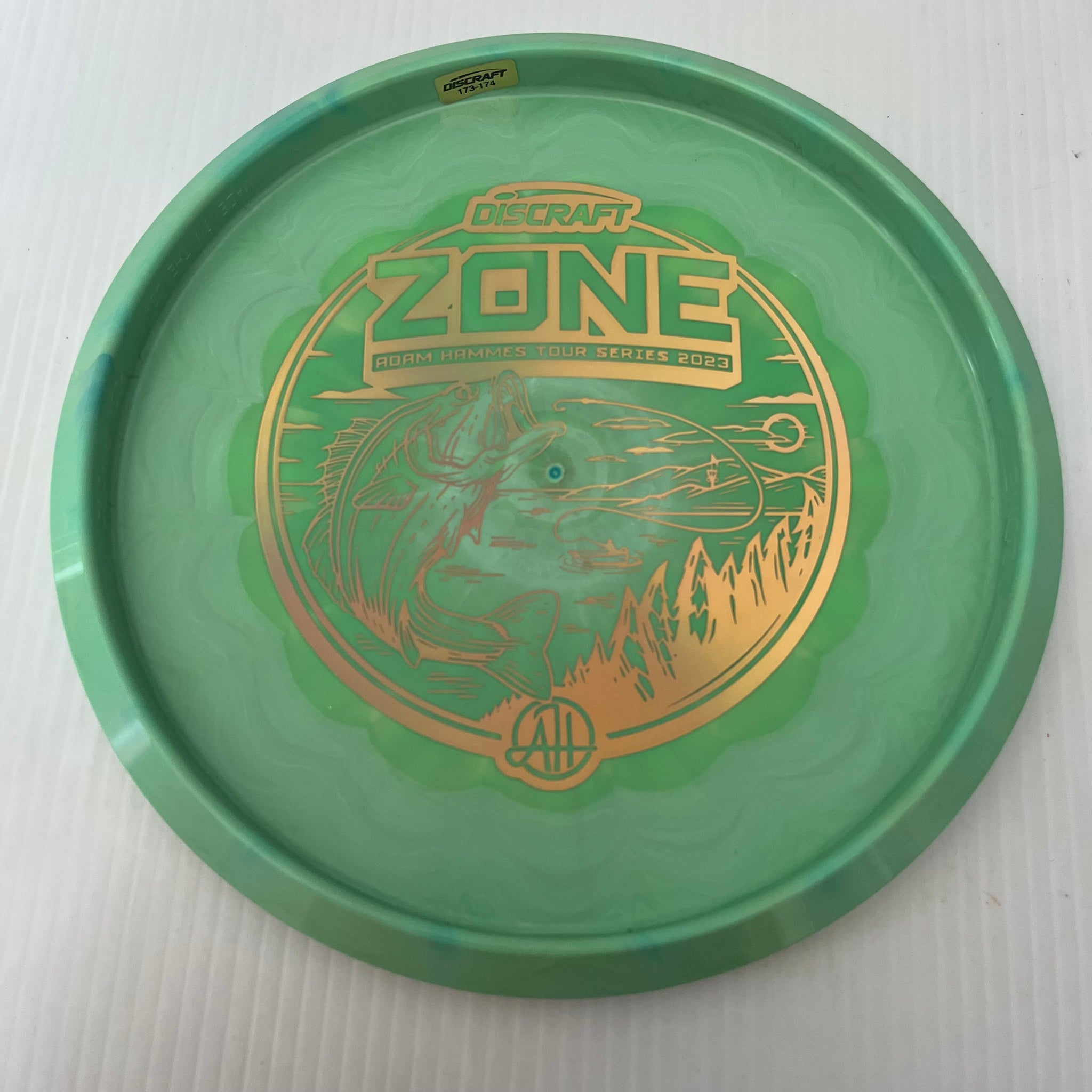 Discraft 2023 Adam Hammes Tour Series Swirly ESP Zone 4/3/0/3