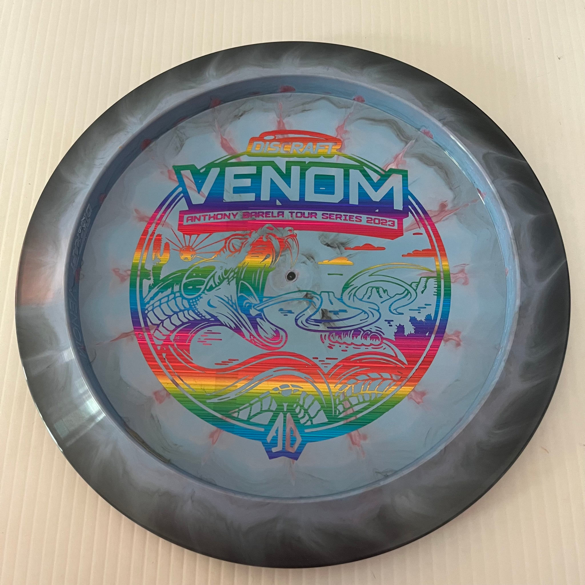 Discraft 2023 Anthony Barela Tour Series Swirly ESP Venom 13/5/0/3