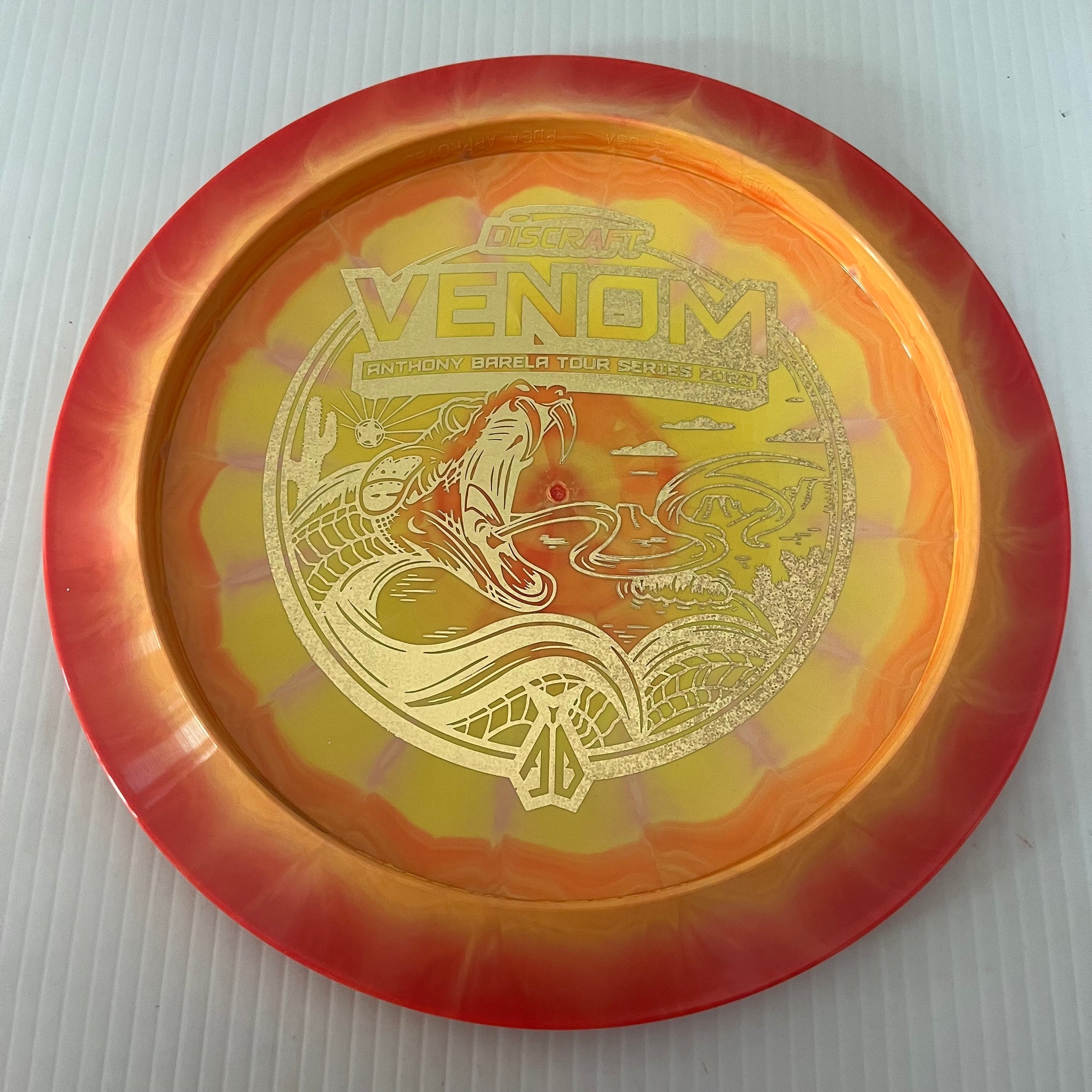 Discraft 2023 Anthony Barela Tour Series Swirly ESP Venom 13/5/0/3