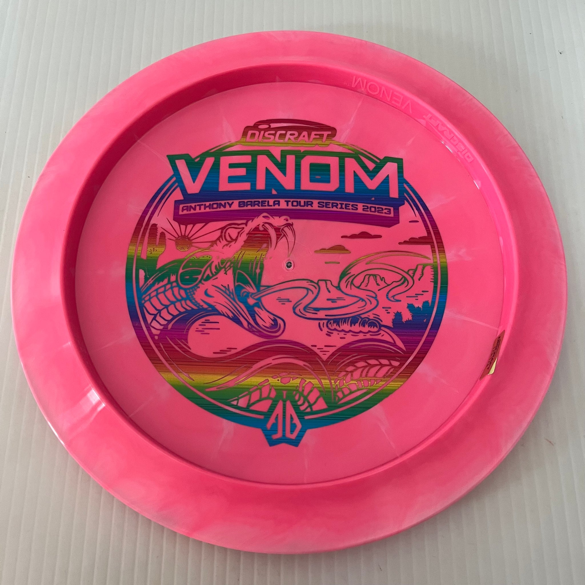 Discraft 2023 Anthony Barela Tour Series Swirly ESP Venom 13/5/0/3