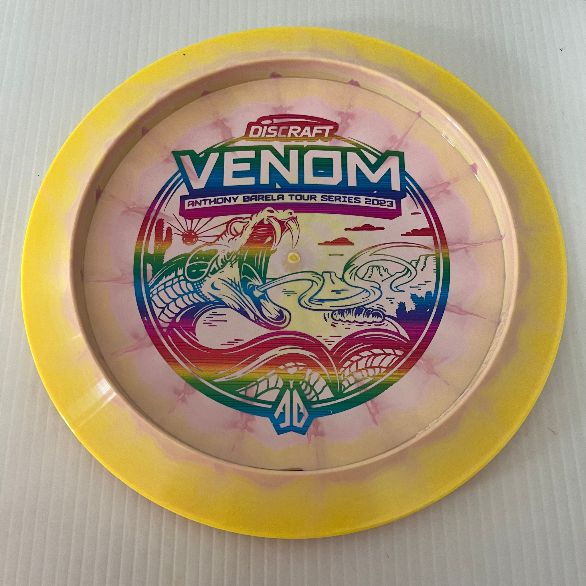 Discraft 2023 Anthony Barela Tour Series Swirly ESP Venom 13/5/0/3