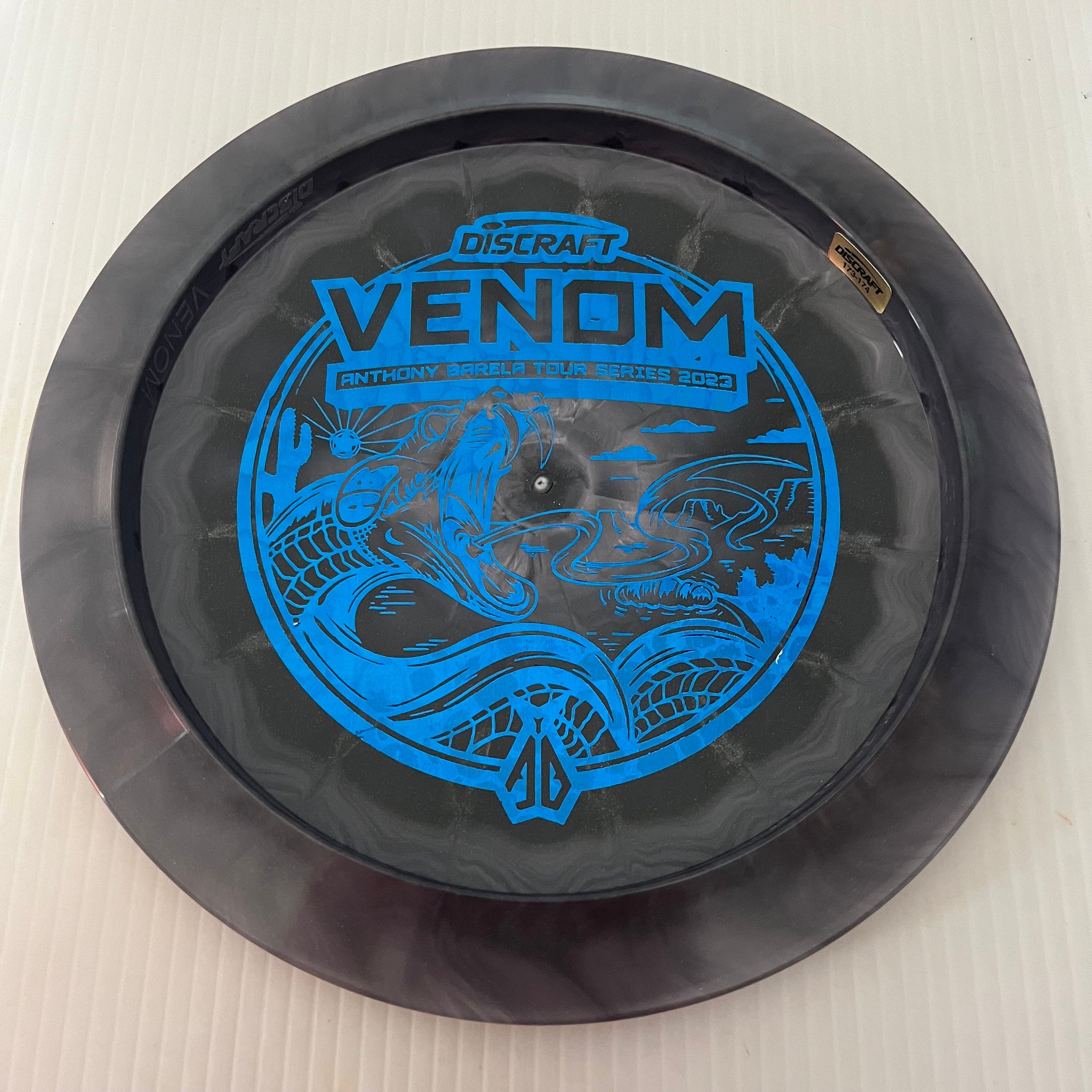 Discraft 2023 Anthony Barela Tour Series Swirly ESP Venom 13/5/0/3