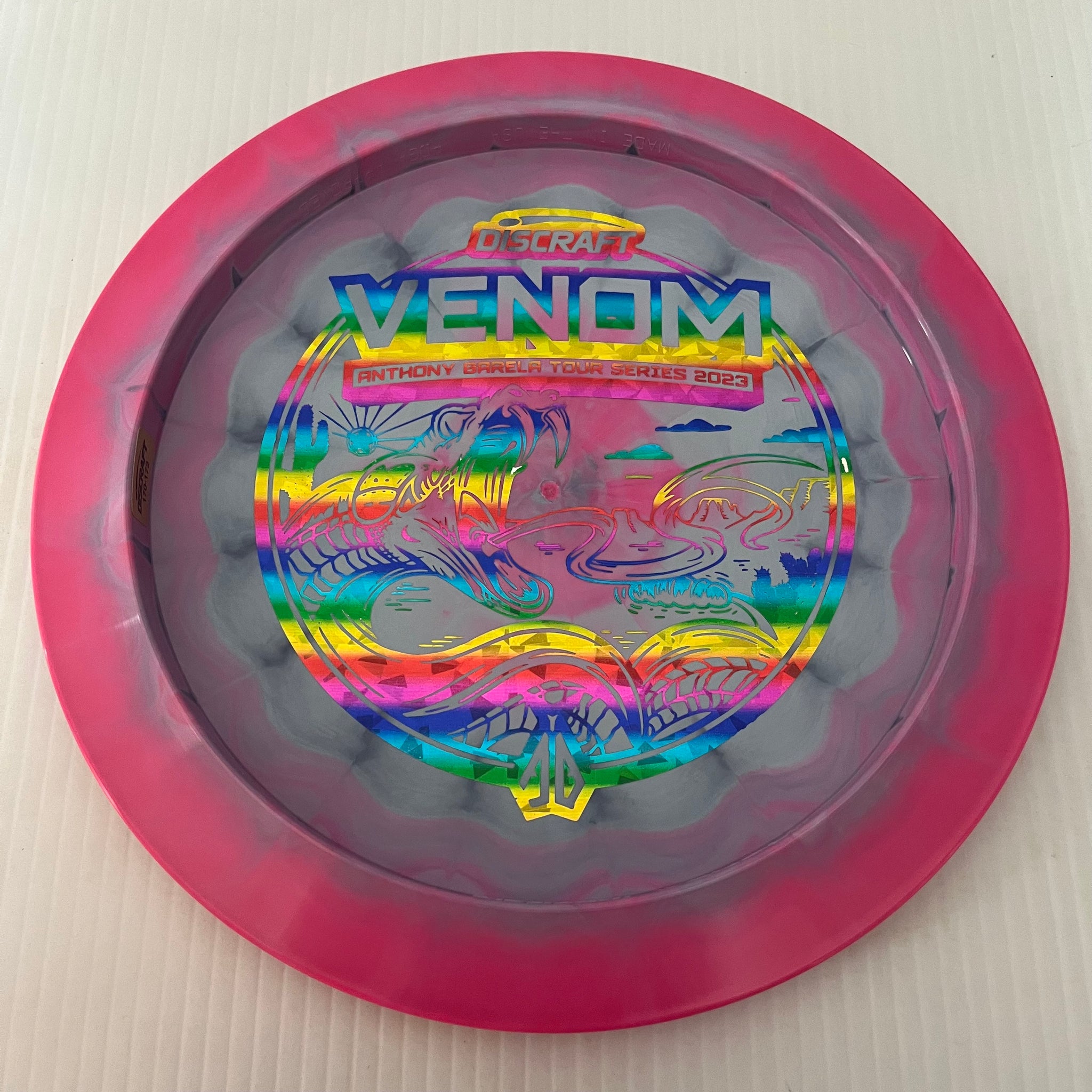 Discraft 2023 Anthony Barela Tour Series Swirly ESP Venom 13/5/0/3