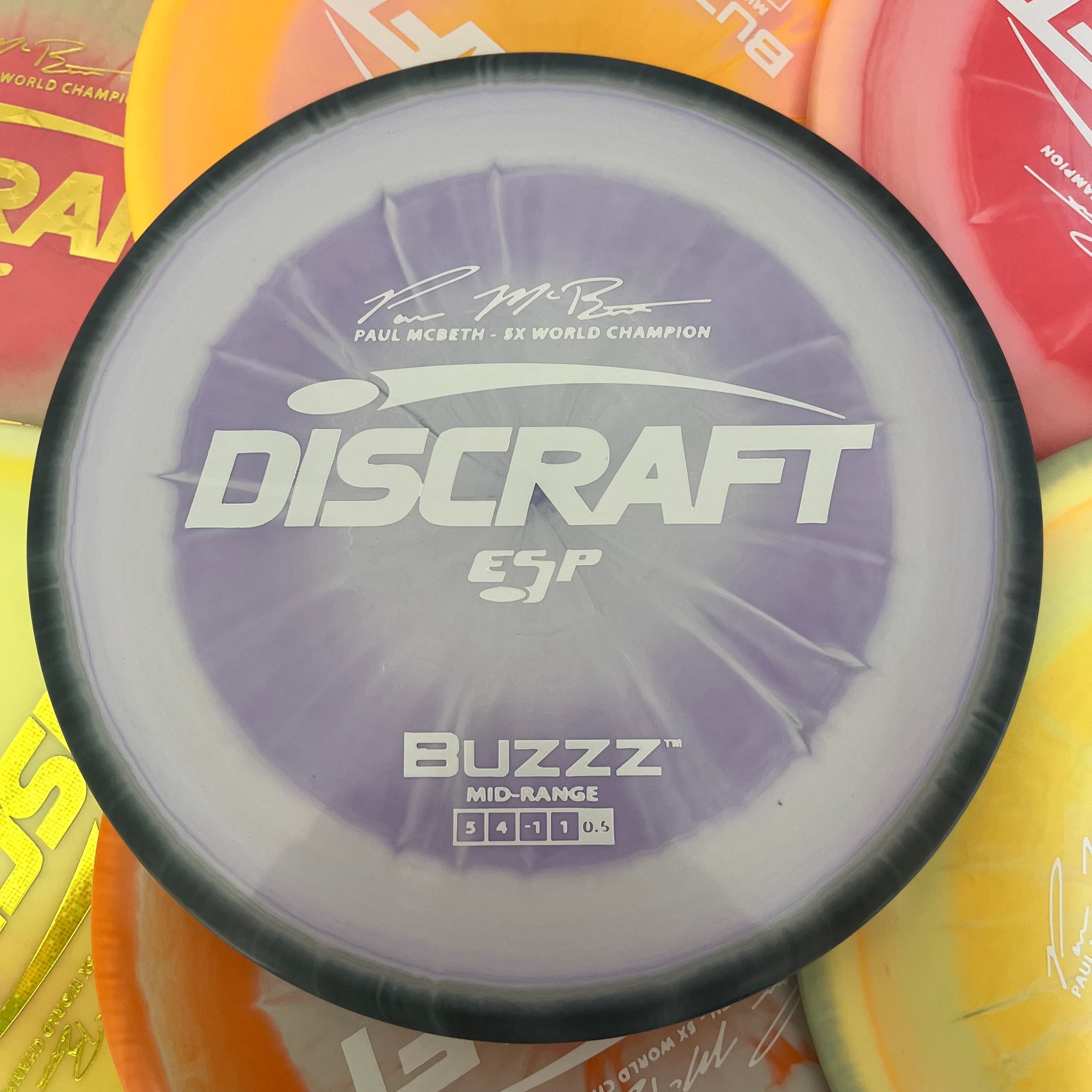 Discraft 5x Paul McBeth ESP Buzzz 5/4/-1/1 (177+g)