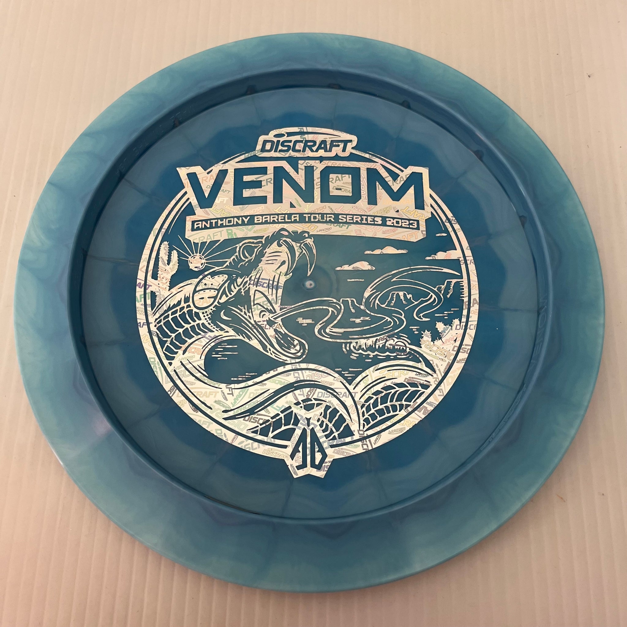 Discraft 2023 Anthony Barela Tour Series Swirly ESP Venom 13/5/0/3
