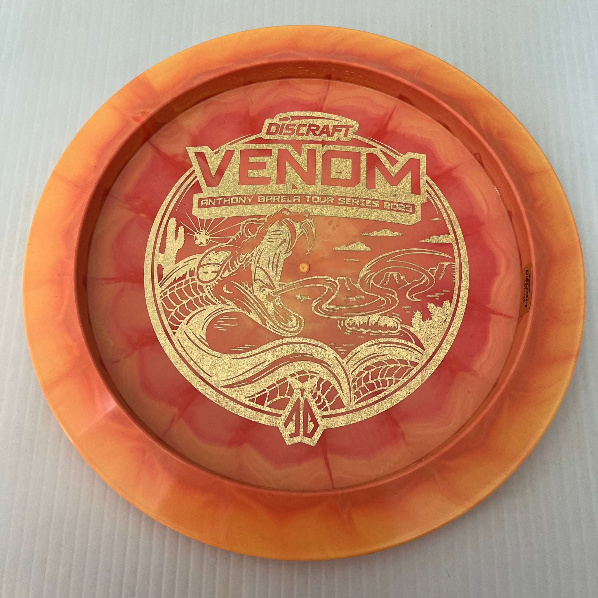Discraft 2023 Anthony Barela Tour Series Swirly ESP Venom 13/5/0/3