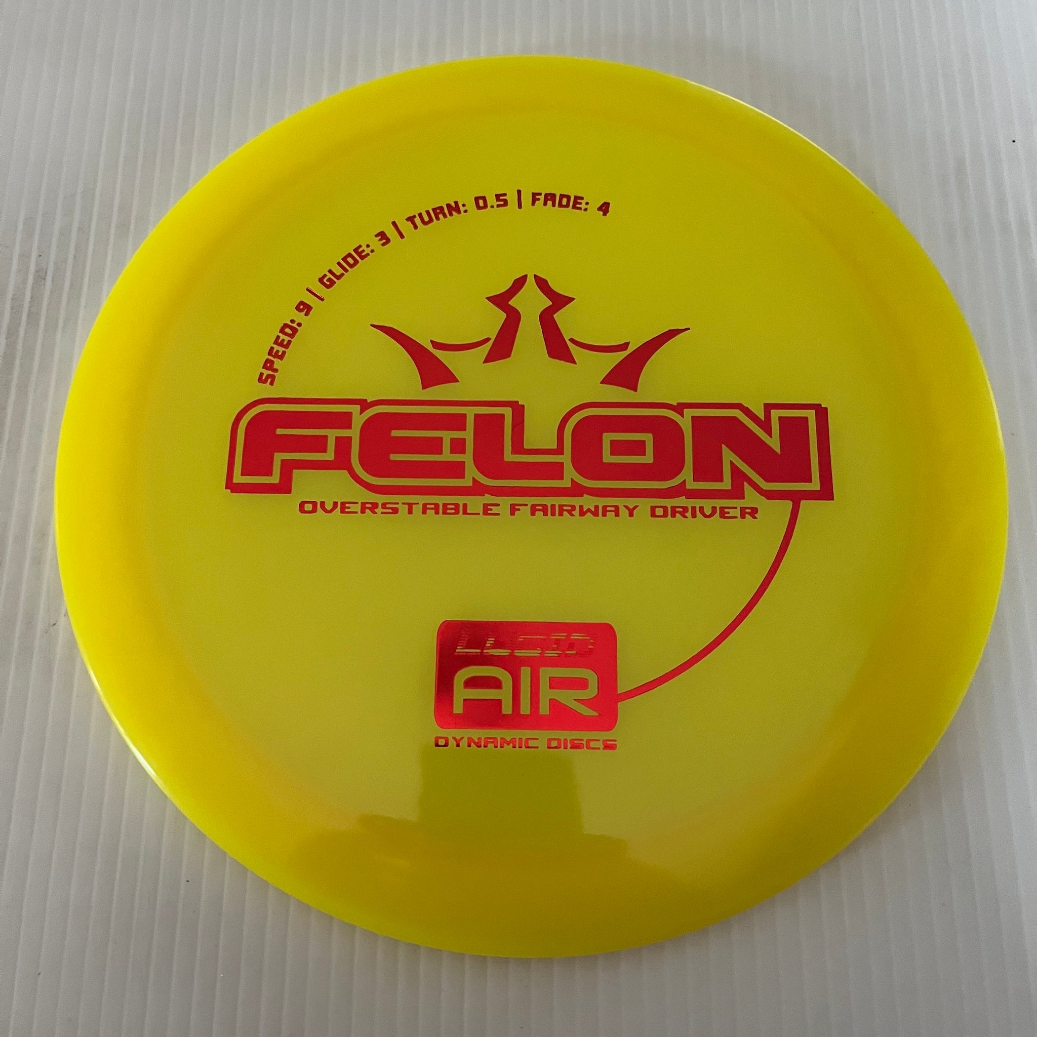 Dynamic Discs Lucid Air Felon 9/3/0.5/4