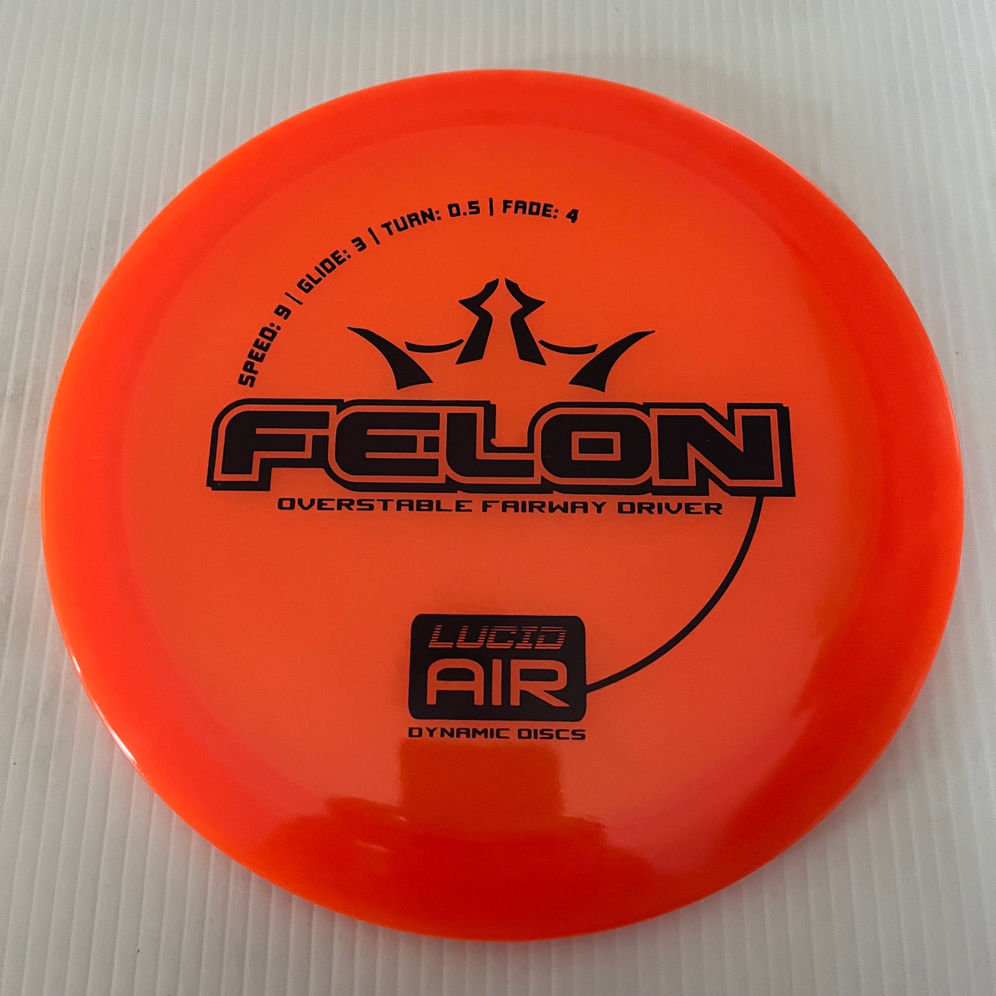 Dynamic Discs Lucid Air Felon 9/3/0.5/4