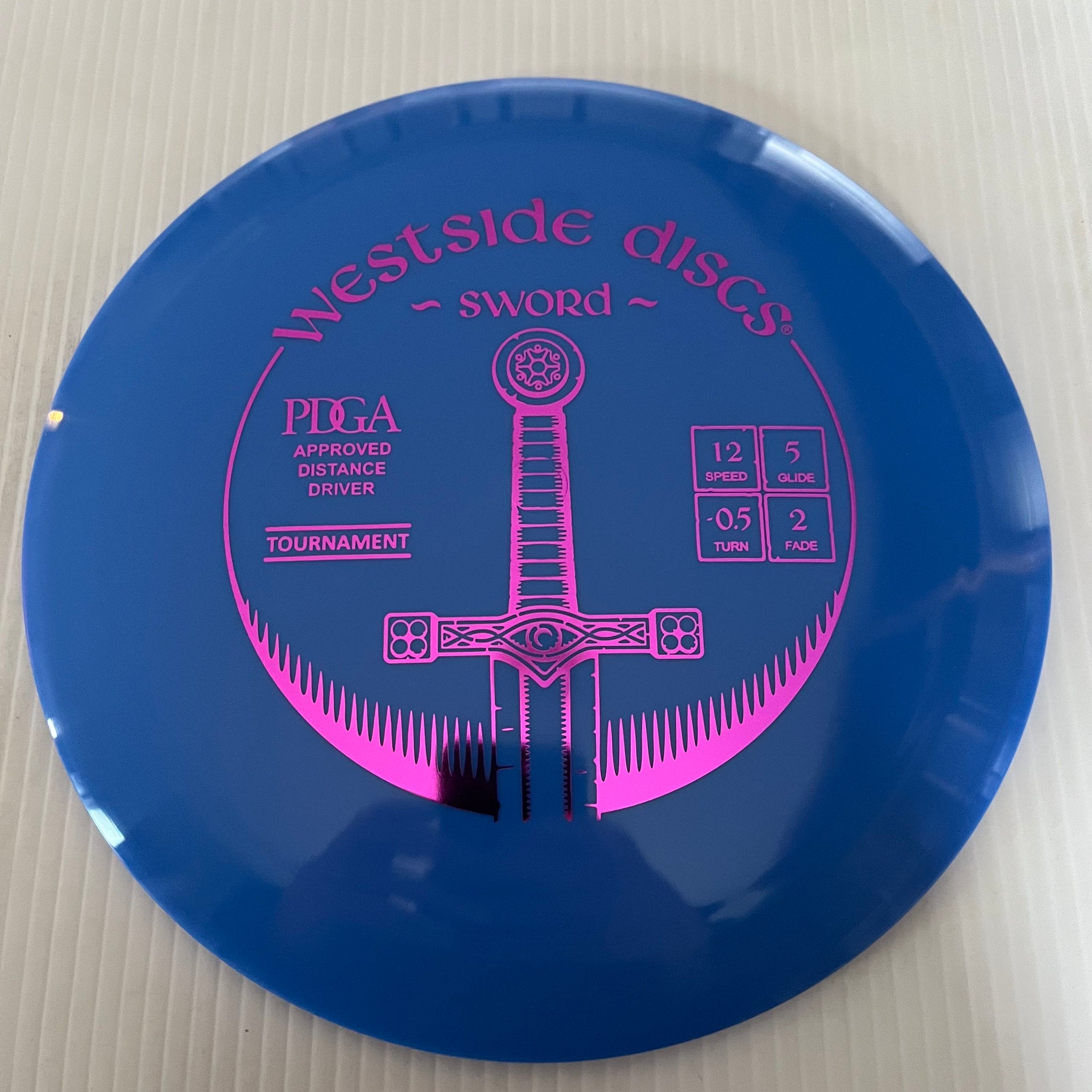 Westside Discs Tournament Sword 12/5/-0.5/2
