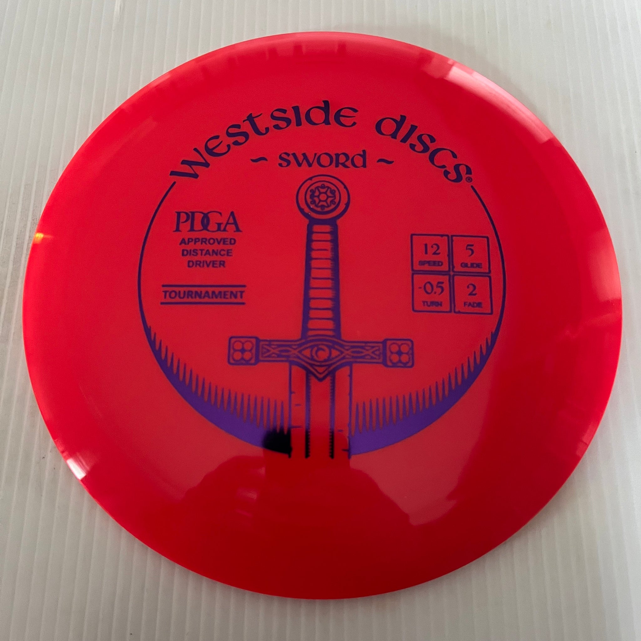 Westside Discs Tournament Sword 12/5/-0.5/2