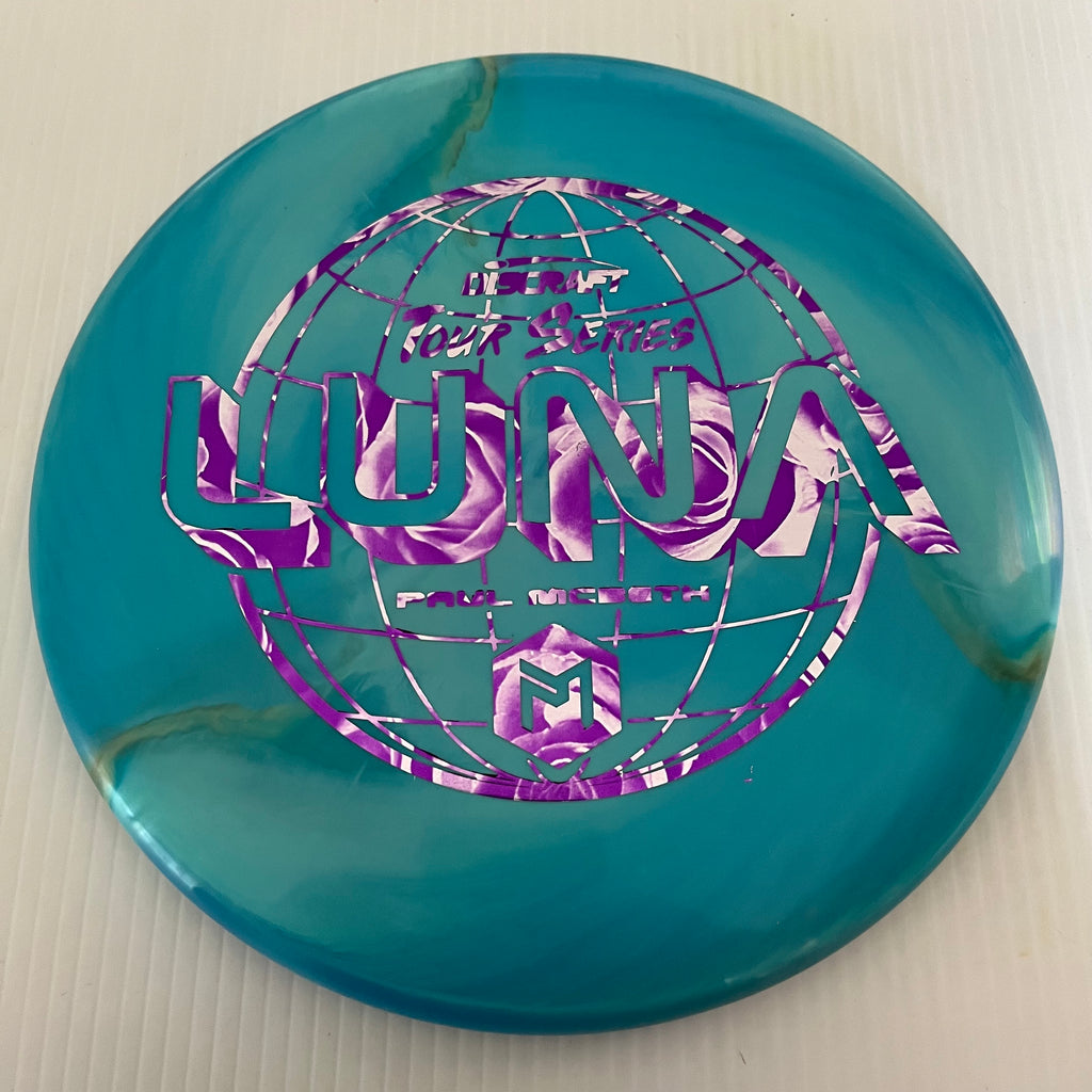 Discraft 2022 Paul McBeth Tour Series Swirly ESP Luna 3/4/0/2