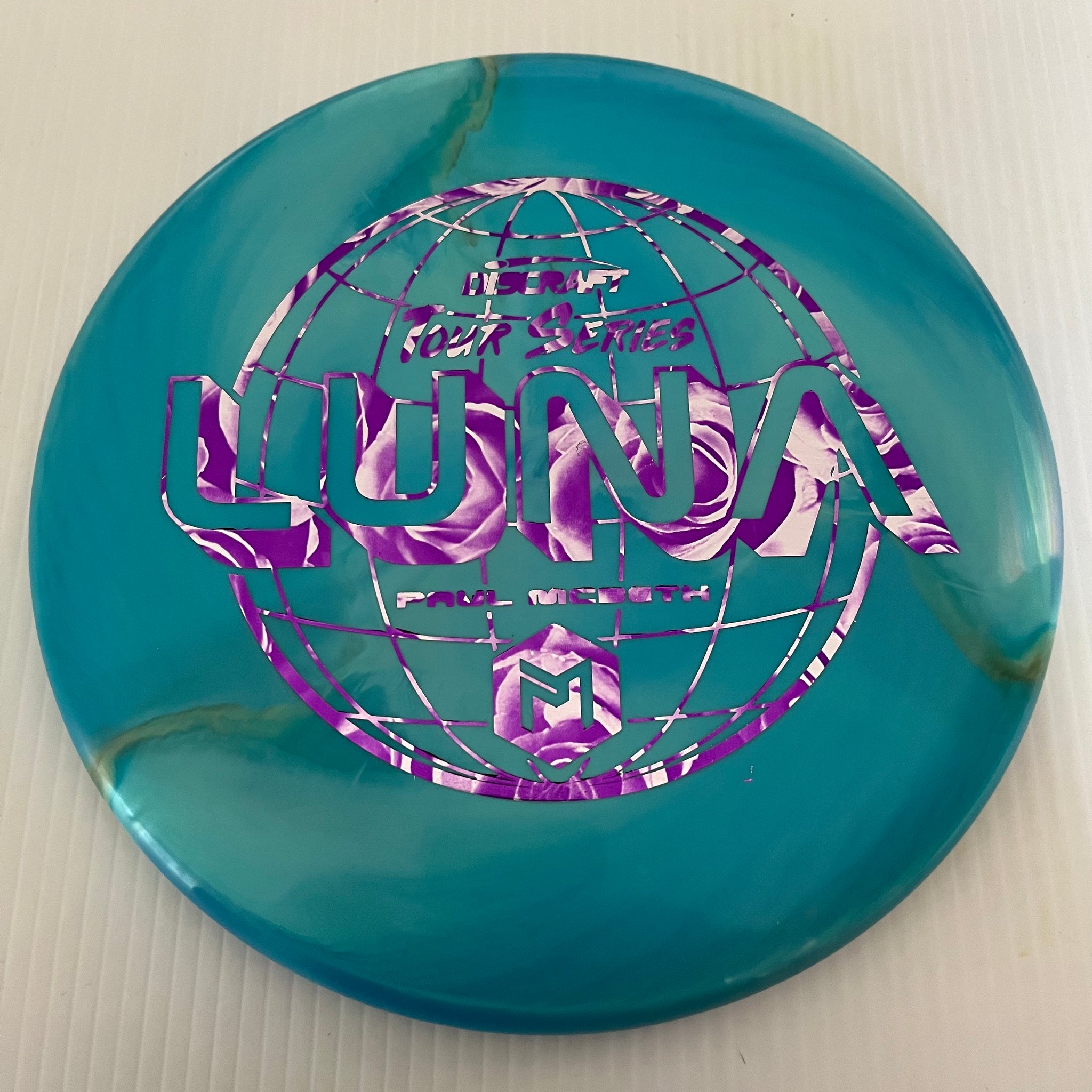 Discraft 2022 Paul McBeth Tour Series Swirly ESP Luna 3/4/0/2