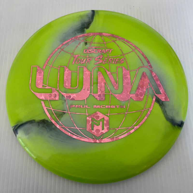 Discraft 2022 Paul McBeth Tour Series Swirly ESP Luna 3/3/0/3