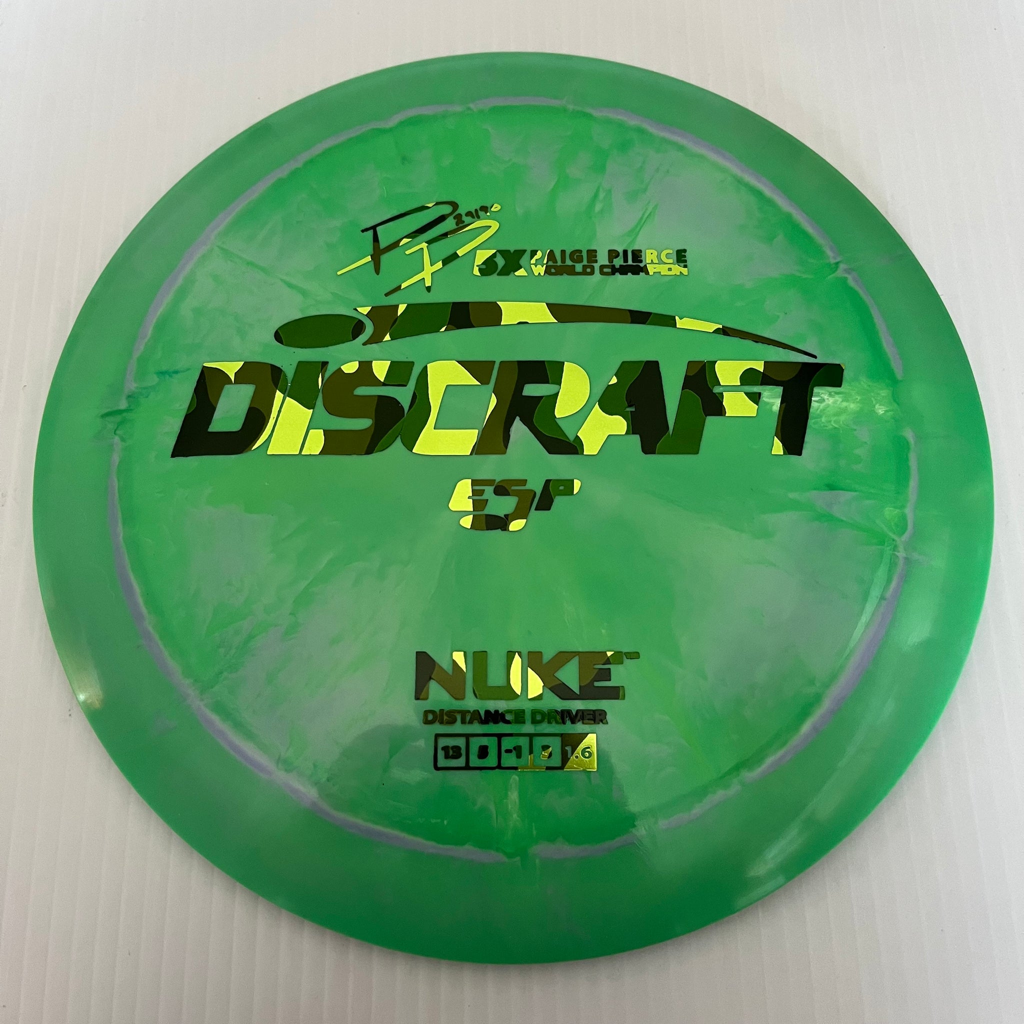 Discraft 5x Paige Pierce ESP Nuke 13/5/-1/3 (173-174g)