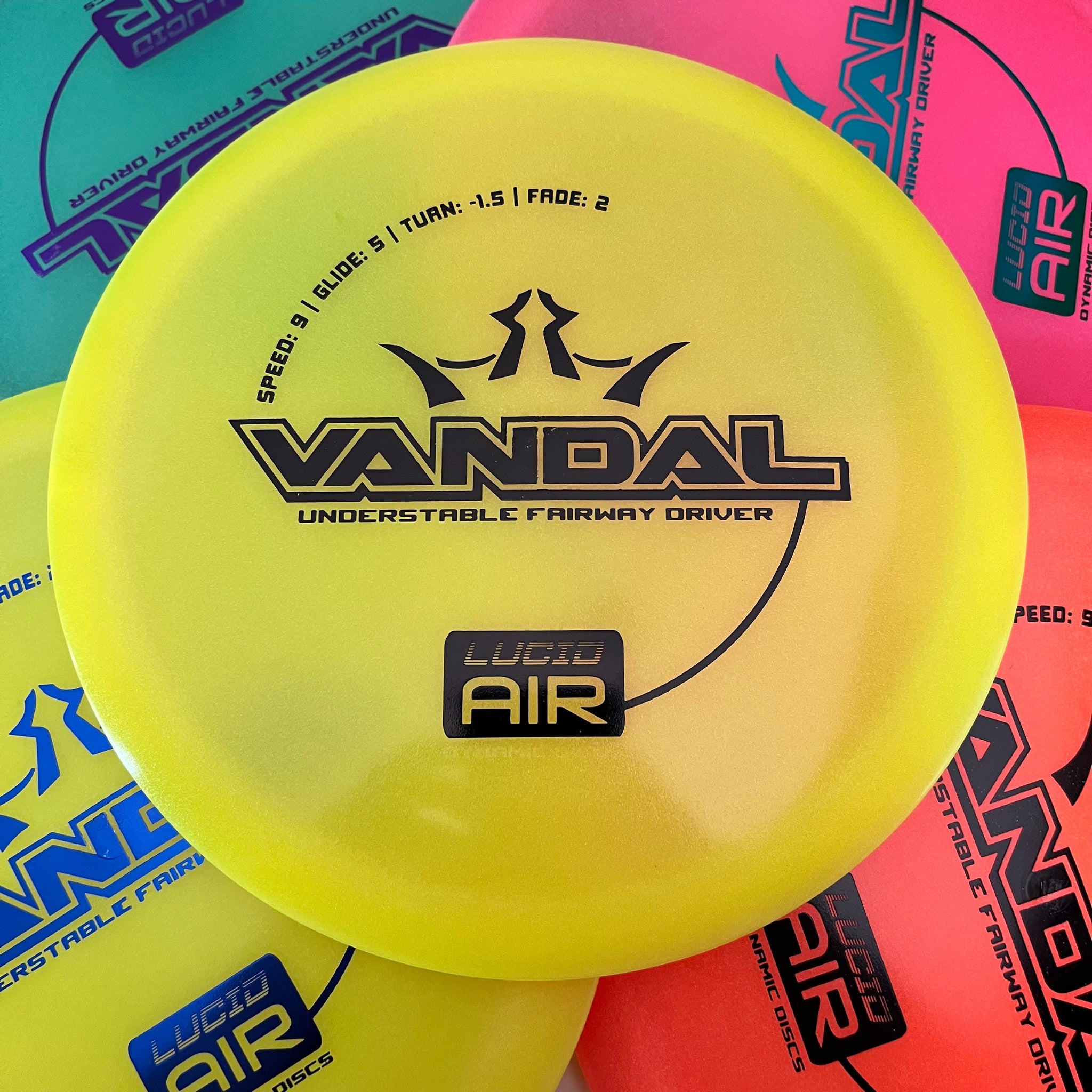 Dynamic Discs Lucid Air Vandal 9/5/-1.5/2