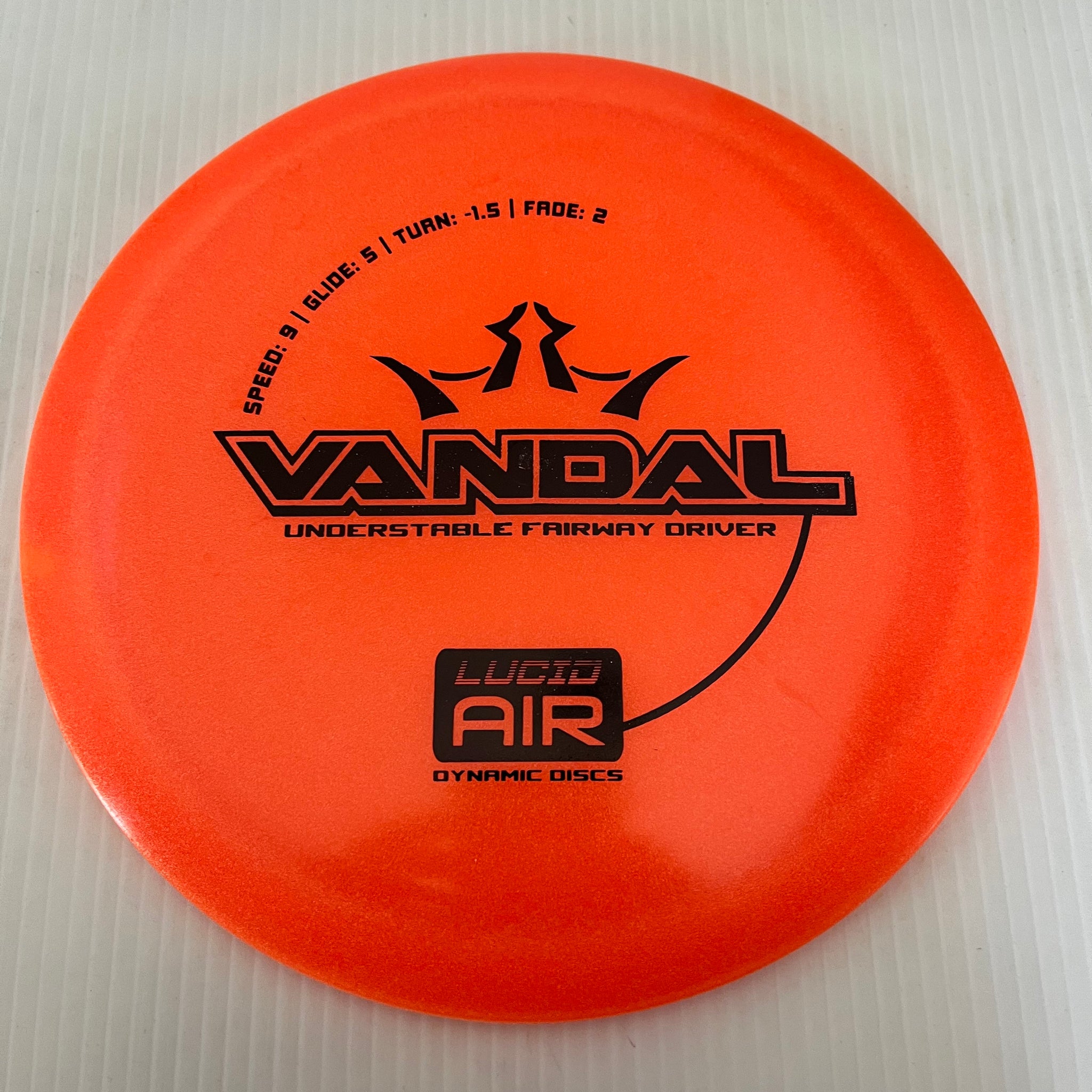 Dynamic Discs Lucid Air Vandal 9/5/-1.5/2