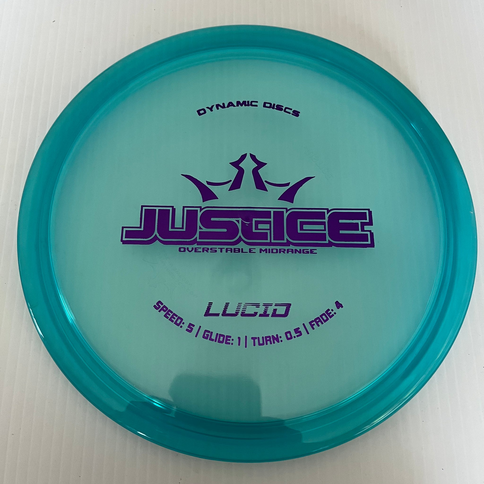Dynamic Discs Lucid Justice 5/1/0.5/4