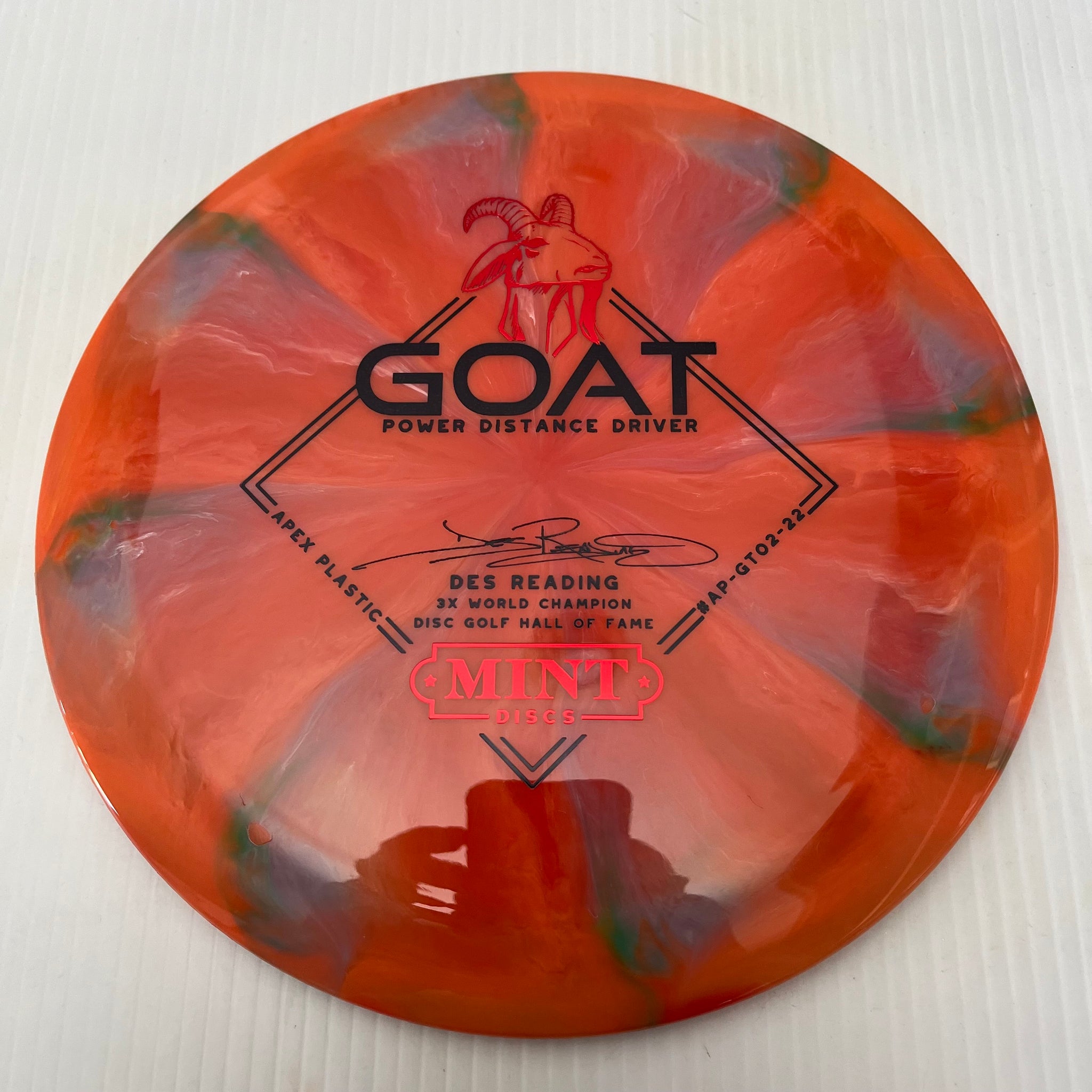 Mint Discs 2023 Des Reading Swirly Apex Goat 12/5/-1/3