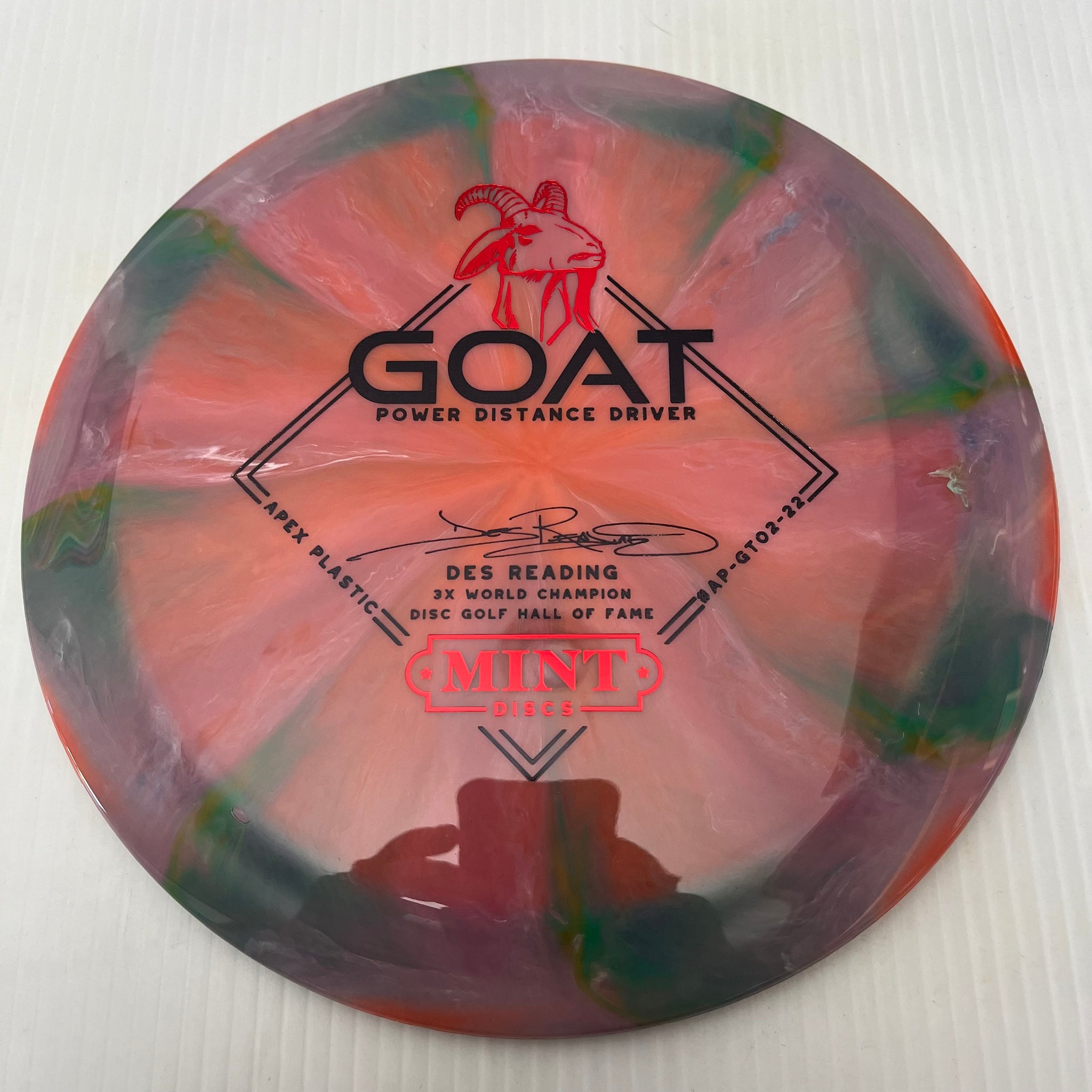 Mint Discs 2023 Des Reading Swirly Apex Goat 12/5/-1/3