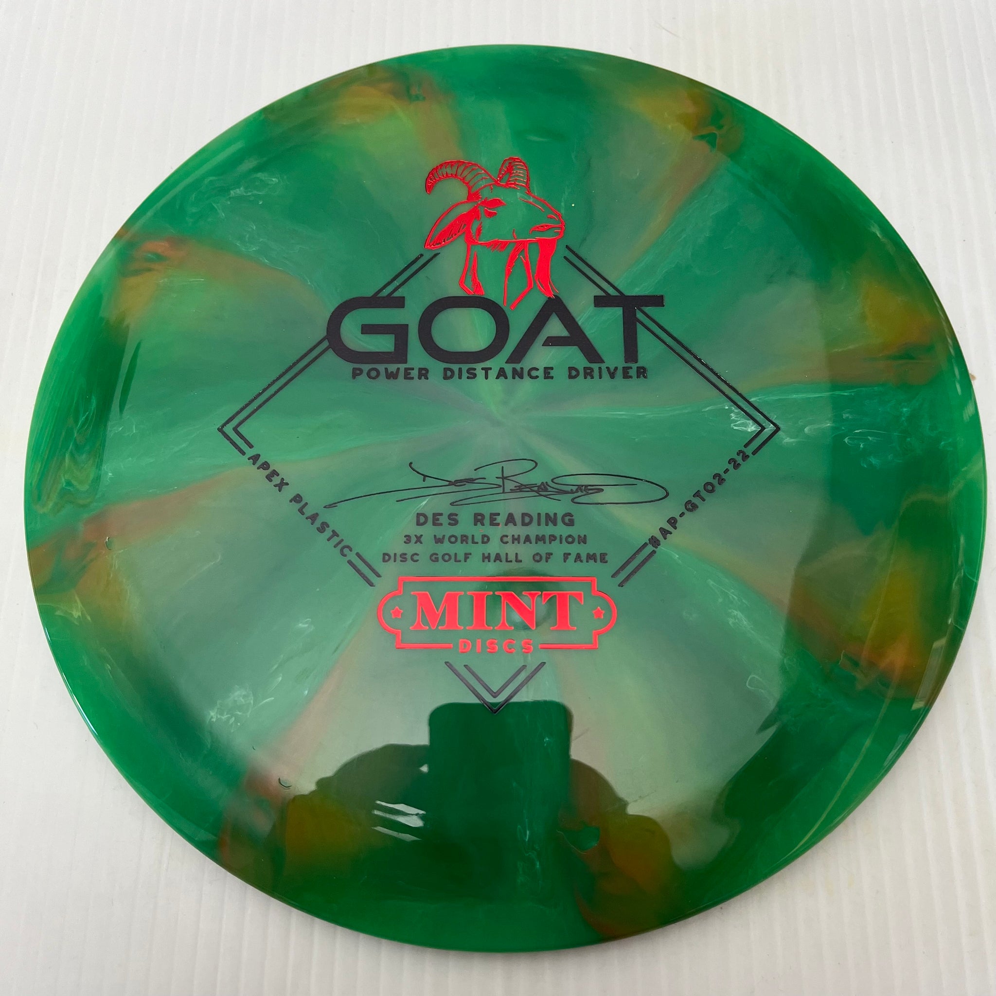 Mint Discs 2023 Des Reading Swirly Apex Goat 12/5/-1/3