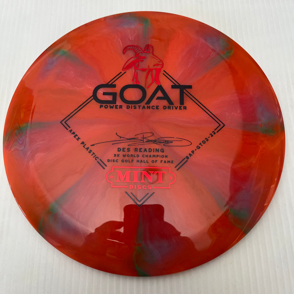 Mint Discs 2023 Des Reading Swirly Apex Goat 12/5/-1/3