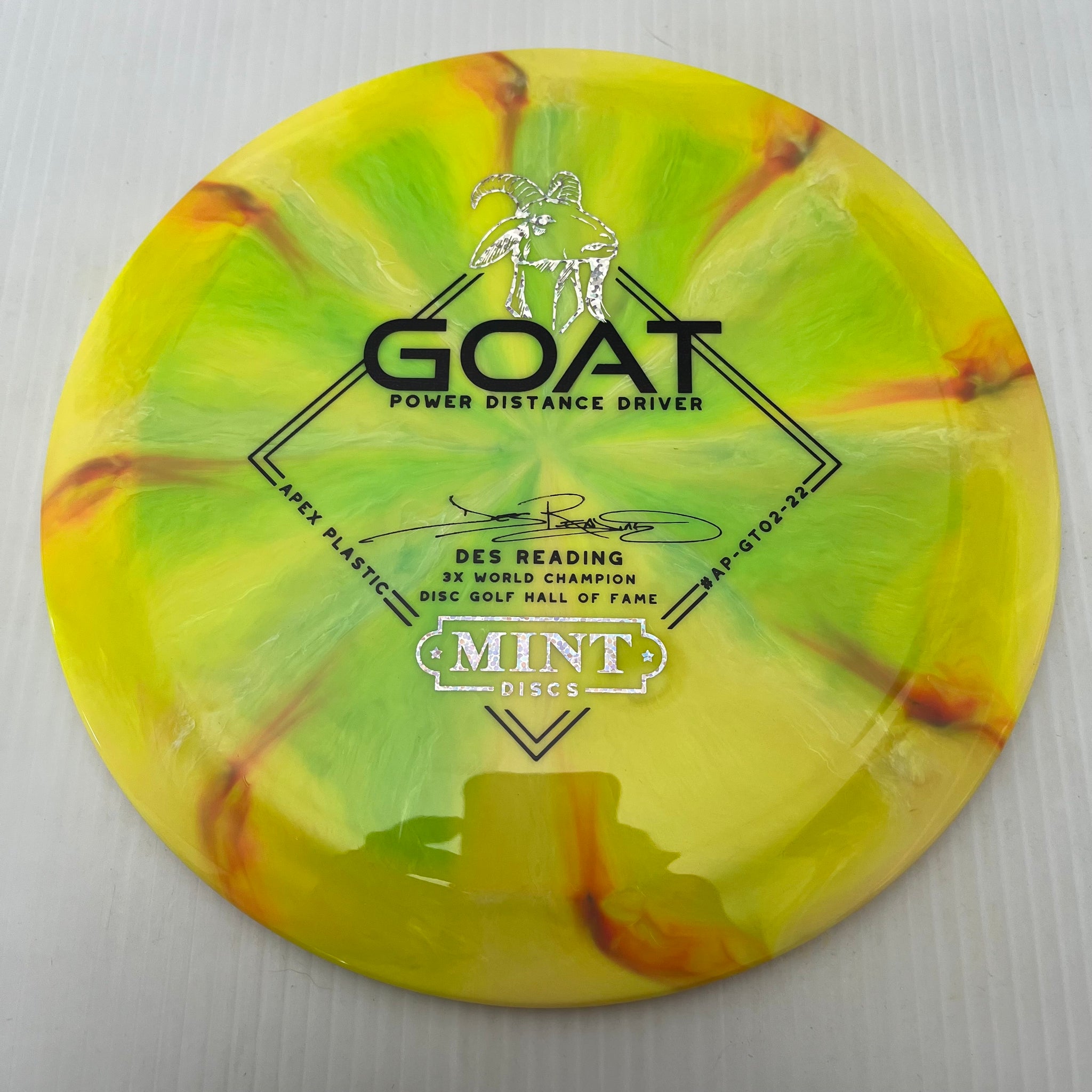 Mint Discs 2023 Des Reading Swirly Apex Goat 12/5/-1/3