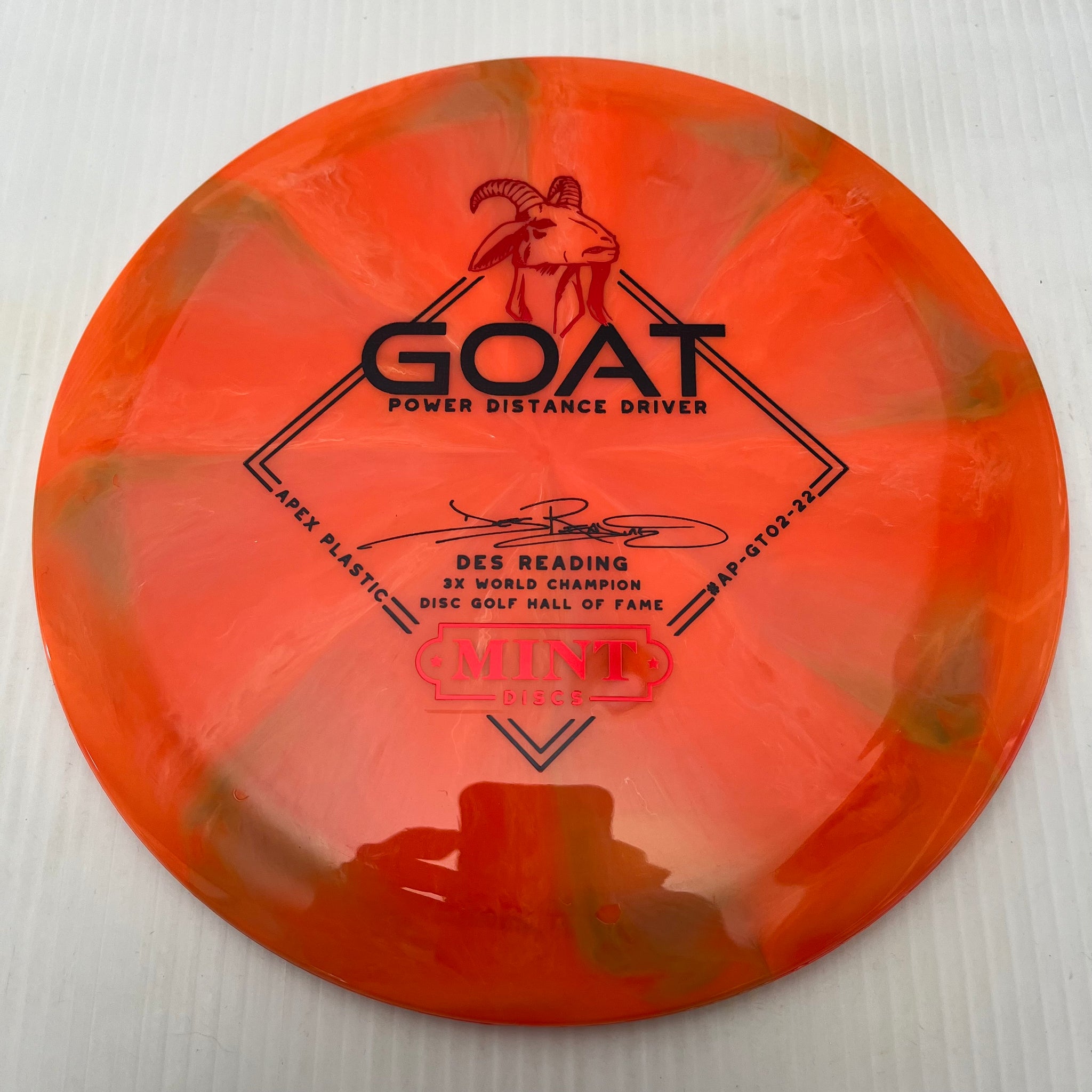 Mint Discs 2023 Des Reading Swirly Apex Goat 12/5/-1/3