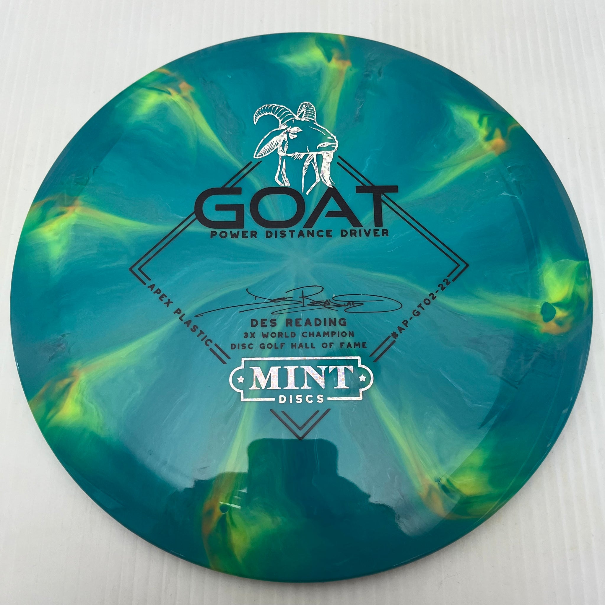 Mint Discs 2023 Des Reading Swirly Apex Goat 12/5/-1/3